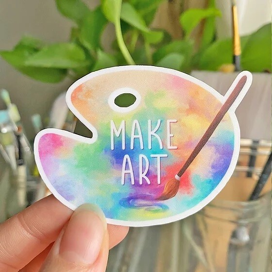 Make Art Sticker