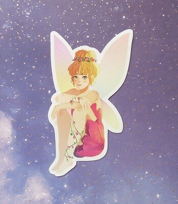 Fuschia Fairy Sticker