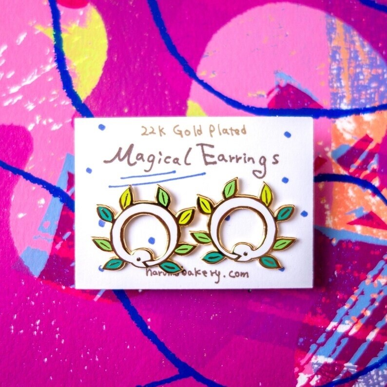 Ouroborus Earrings