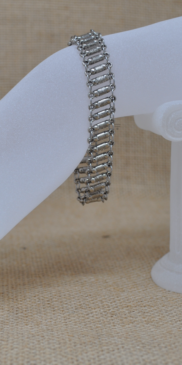 SALE - Bracelet, Bamboo Ladder - Silver