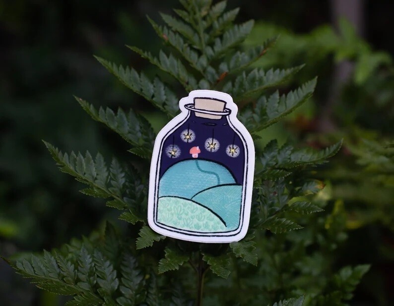 Little World (die-cut sticker) Little World (die-cut sticker)