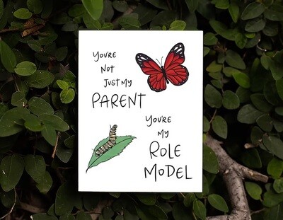 Role Model Parent Greeting Card