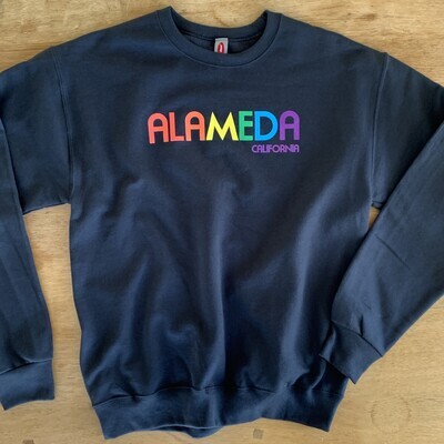 Alameda CA Pride Crewneck Sweatshirt
