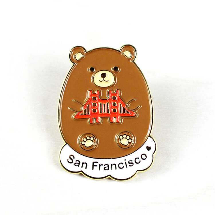 Enamel Pin, California Bear Enamel Pin, California Bear