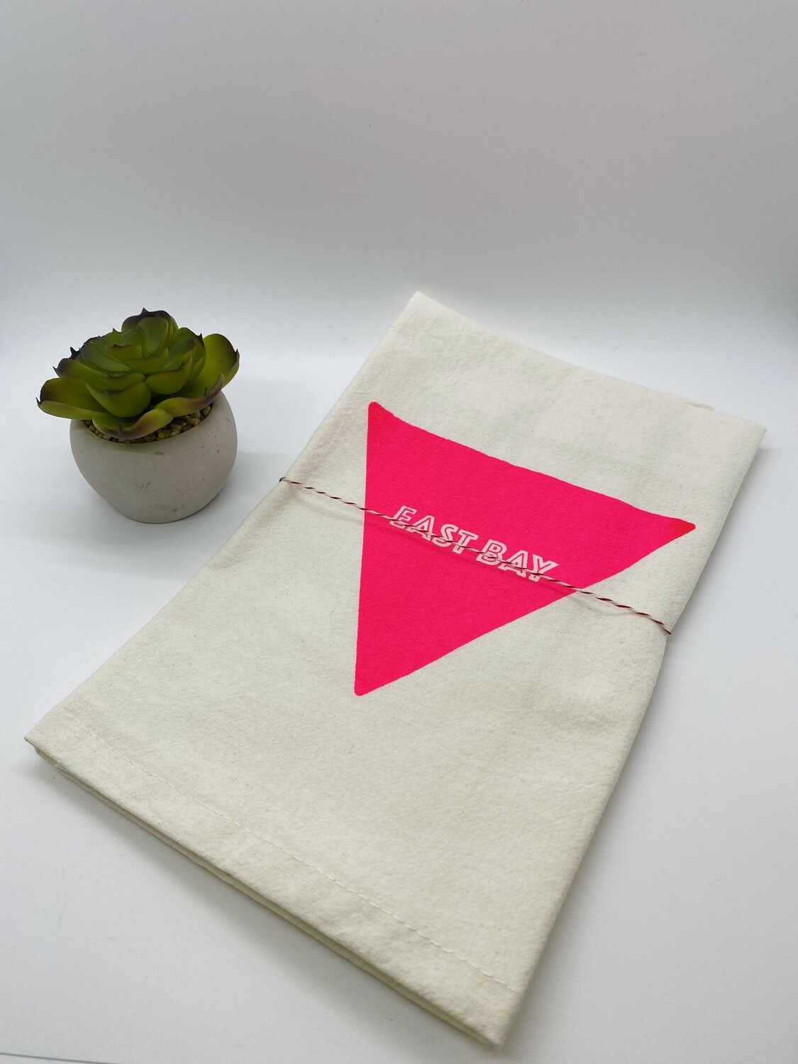 SALE - Pink Triangle East Bay - Hot Pink Towel