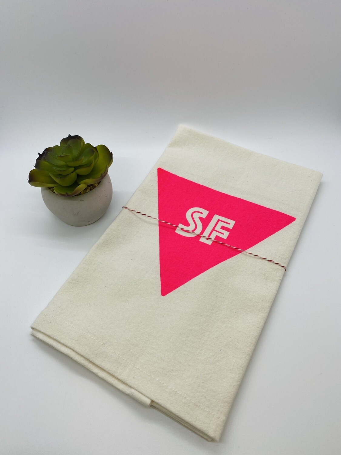 SALE - Pink Triangle San Francisco - Hot Pink Towel