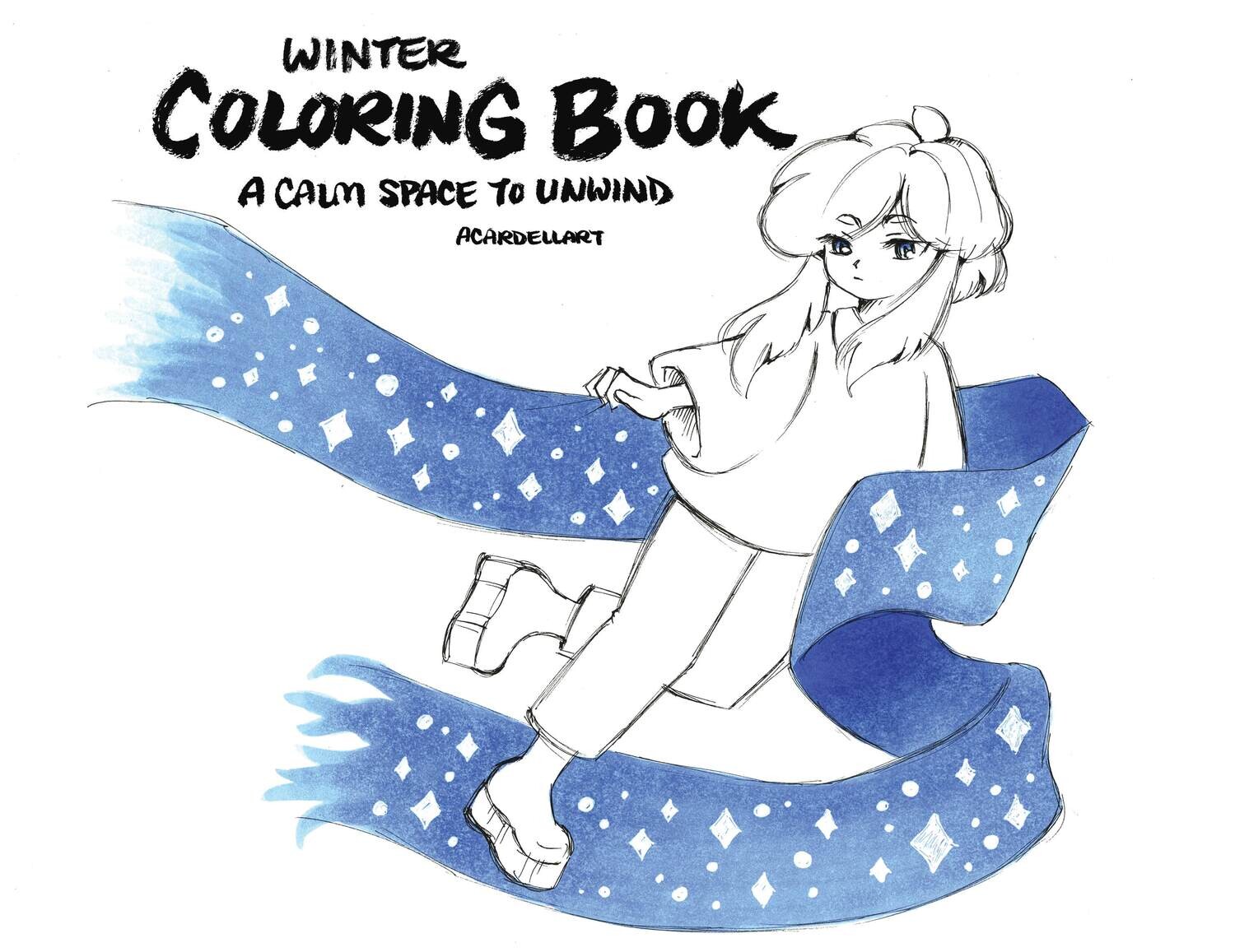 Winter Coloring Book Winter Coloring Book