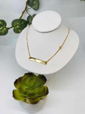 GOLD Shorthand, Los Angeles Necklace