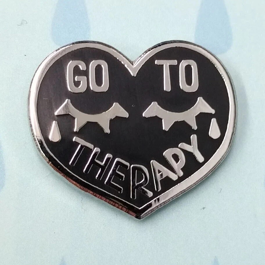 Go To Therapy Pin (by Hazel Newlevant)