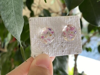 Wildflower Resin 14K Gold-filled Stud