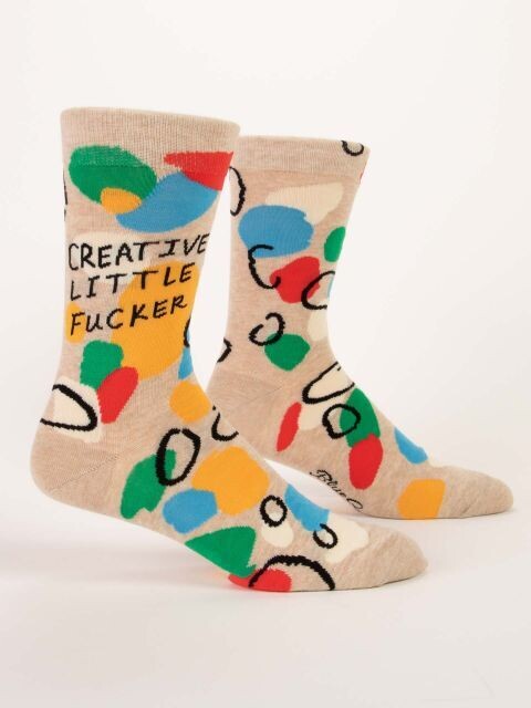 Creative Little Fucker Men&#39;s Crew Socks