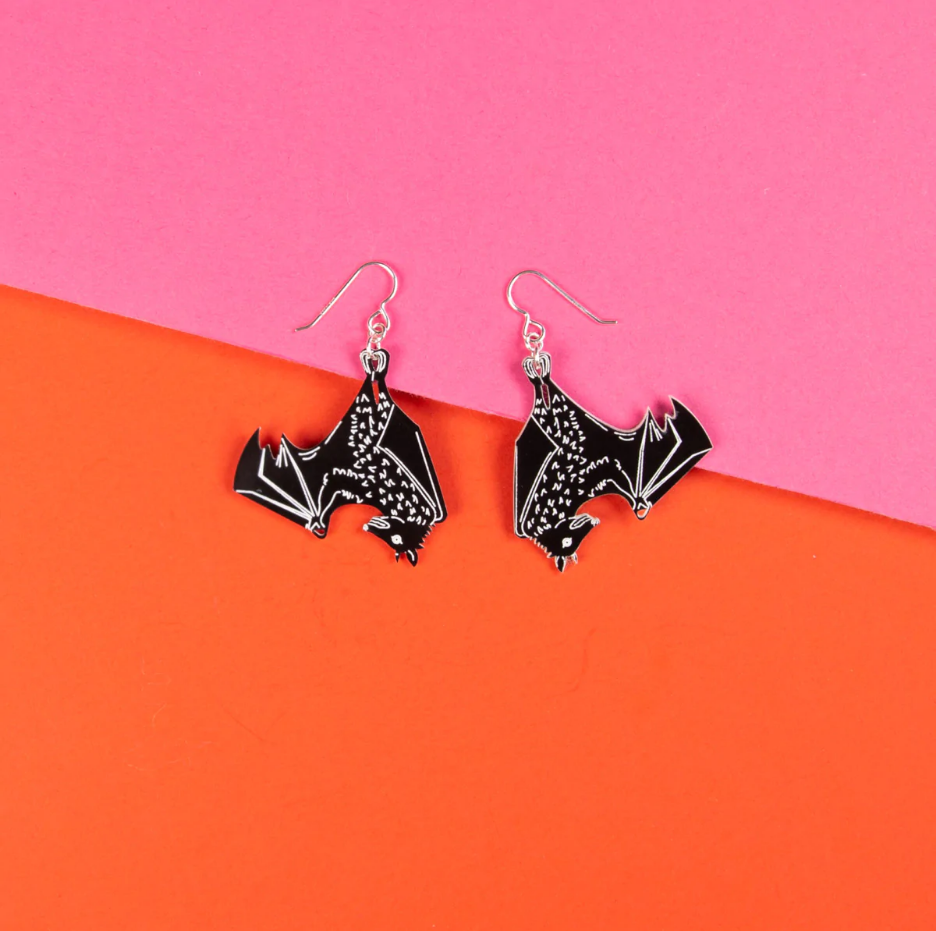 Bat Earrings (sterling) Bat Earrings (sterling)