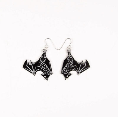 Bat Earrings (sterling)