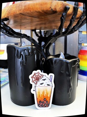 Haunted Boba Sticker