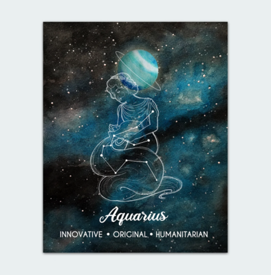 Zodiac Astrology Art Print