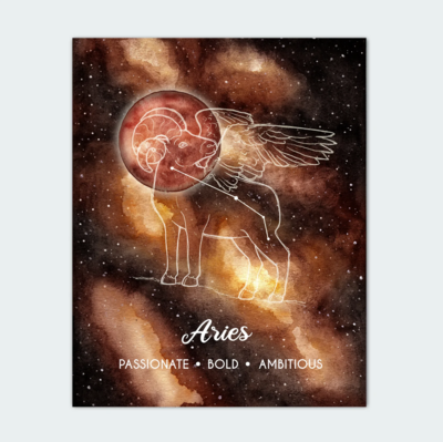 Zodiac Astrology Art Print