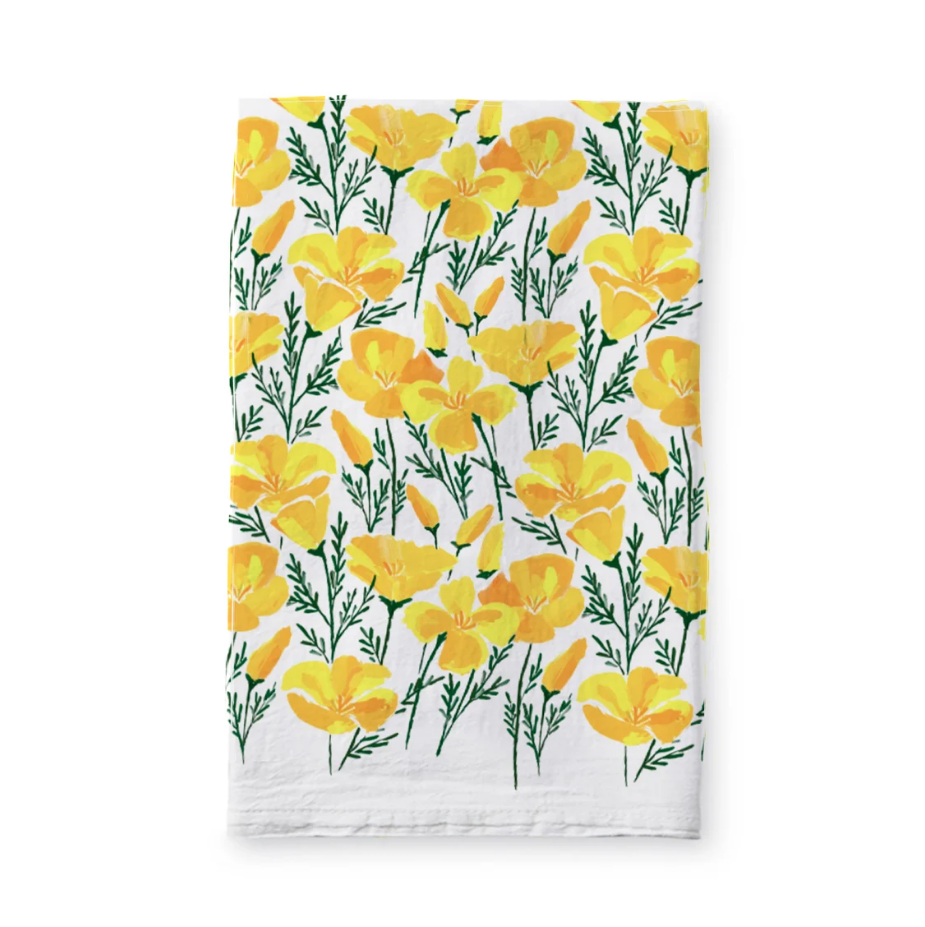 Poppies Tea Towel