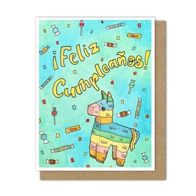 Pinata Candy Card