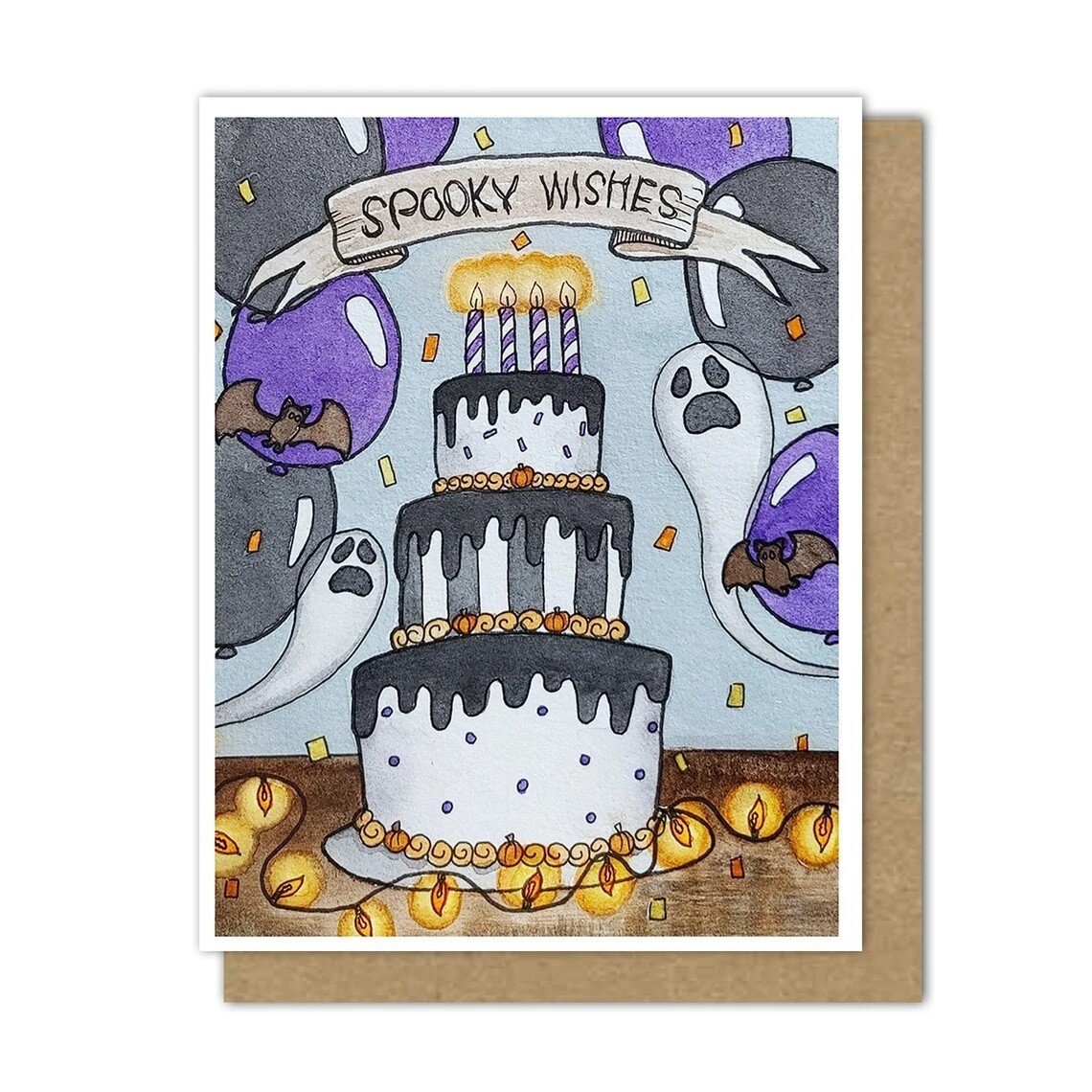 Spooky Wishes Halloween Card