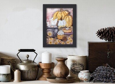 Halloween Desserts Art Print