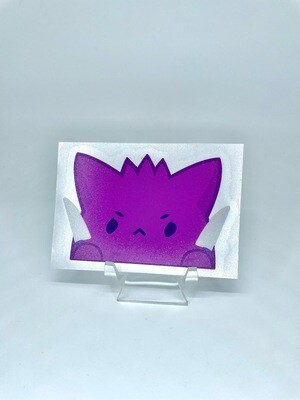 Gengar Stabby Peeker Sticker