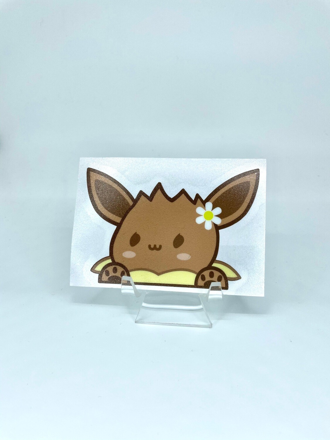 Eevee Peeker Sticker Eevee Peeker Sticker