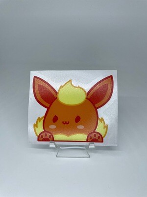 Flareon Peeker Sticker