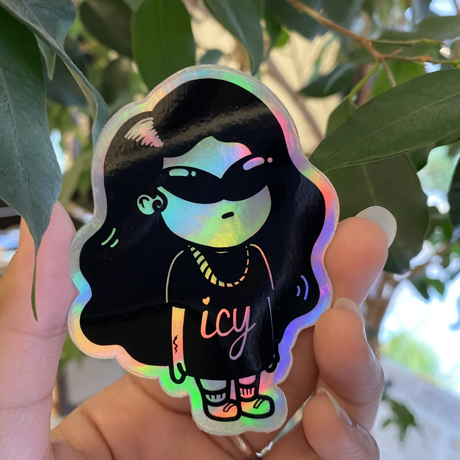 Icy Girl Sticker