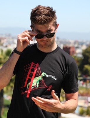 SF Dinosaur Tee, Black Men's XS