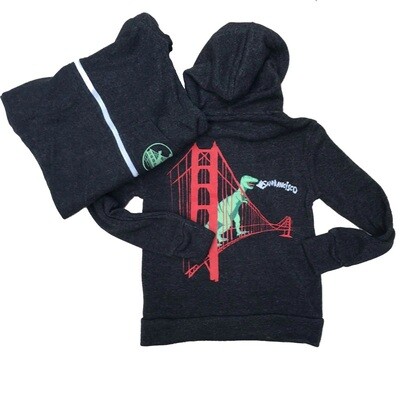 Charcoal Grey Toddler Dino 2T