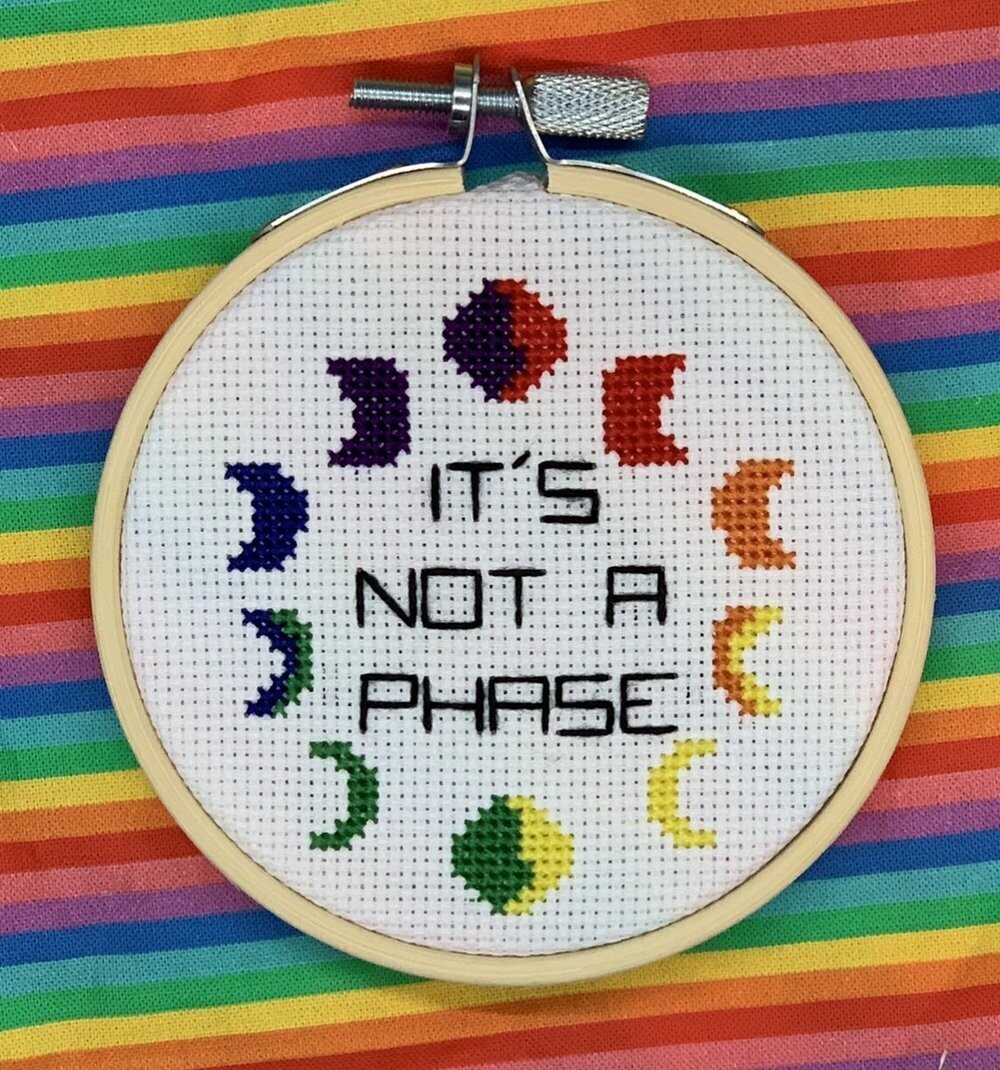 It&#39;s Not a Phase Cross Stitch Kit