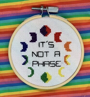 It's Not a Phase Cross Stitch Kit