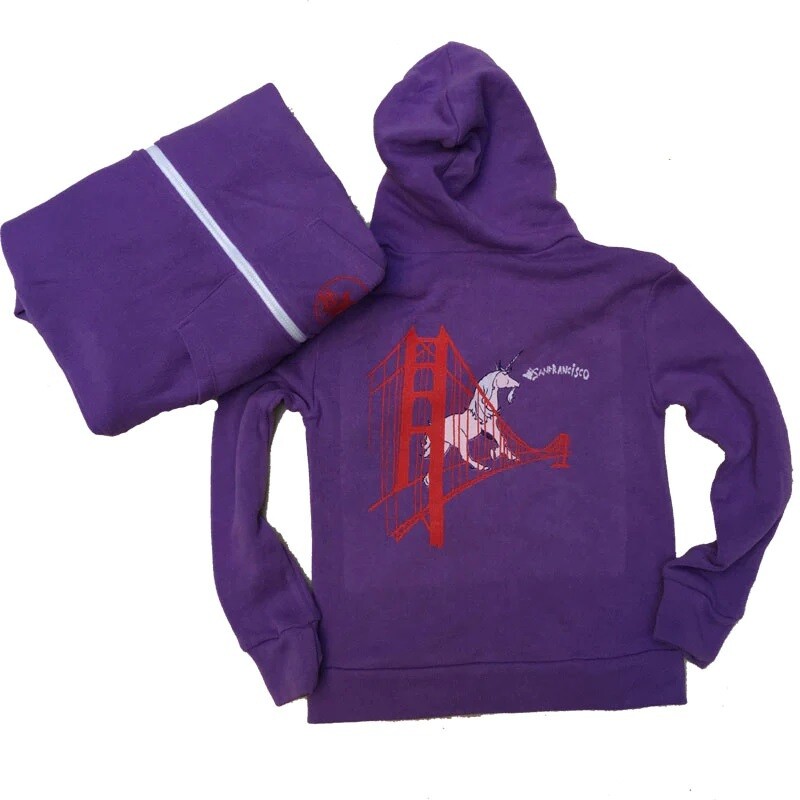 Purple Unicorn Hoody