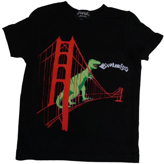 Black Toddler Dino Tee, 2T Black Toddler Dino Tee, 2T