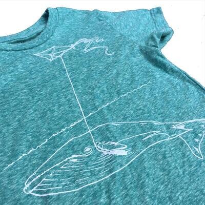 Toddler Teal Whale Tee 4t