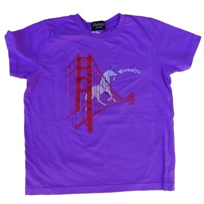 Purple Unicorn Tee, 6T