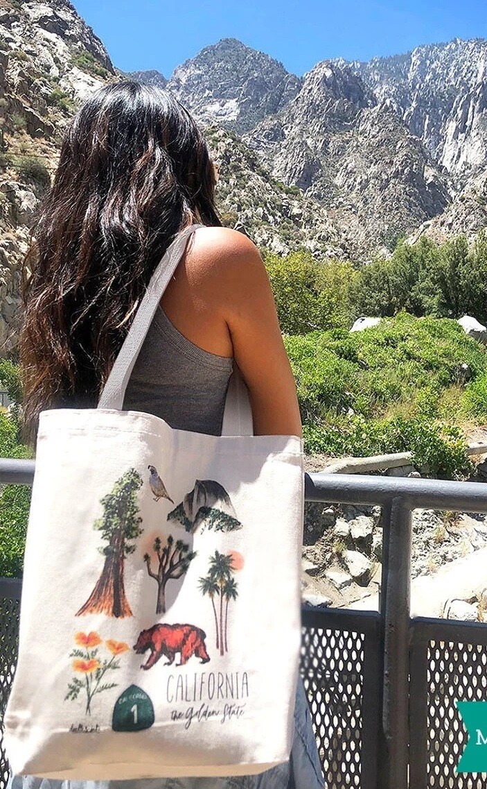 California Collage Everyday Tote Bag