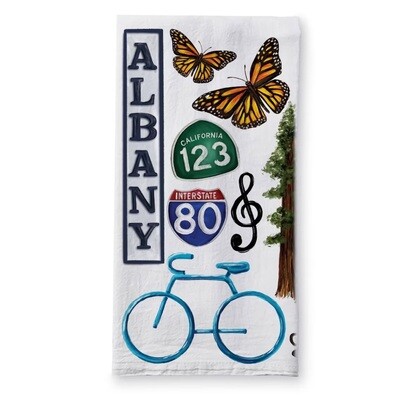 Albany/Berkeley Collage Towel