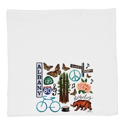 Albany/Berkeley Collage Towel