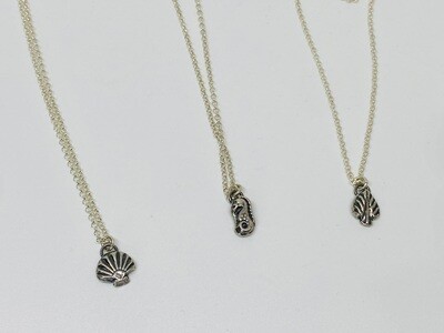 Sterling Silver Charm Necklace