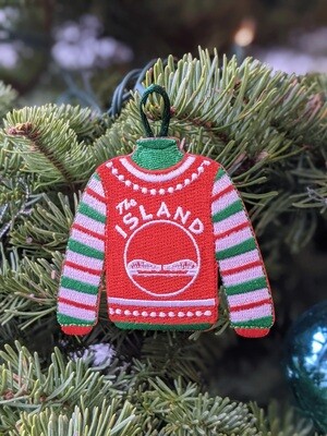Island Ugly Sweater Ornament