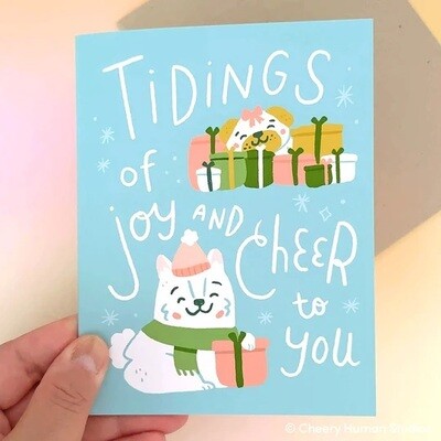 Greeting Card, Tidings of Joy and Cheer