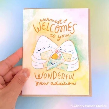 Greeting Card, Welcome to Your Wonderful New Addition