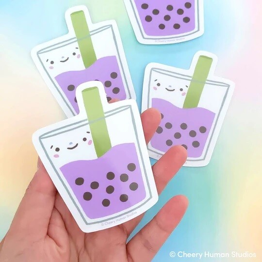 Sticker, Taro Boba
