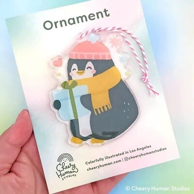 Ornament, Cheery Penguin