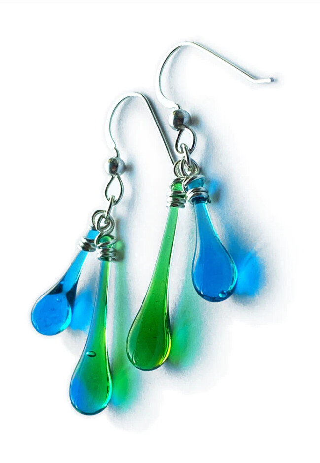 Sargasso Duet Earrings (Turquoise/Green)