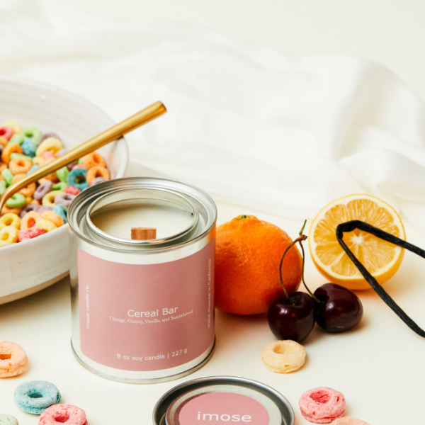 Cereal Bar Scented Glitter Soy Wax Candle