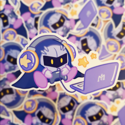 Sticker, Meta Knight Gamer