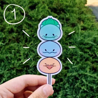 Sticker, Pokemon Dango
