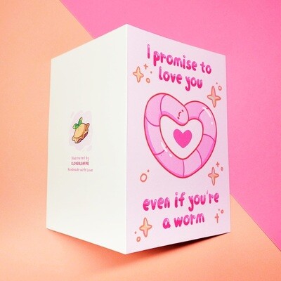 Worm Love Card